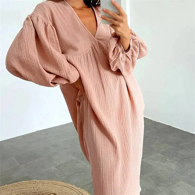 Variant image for Sommerkjole | Lang Sommerkjole til Dame | Aurora-4