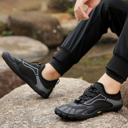 Unisex barfodssko – Zero-Drop-design – Bred tåkappe – Fleksibel sål