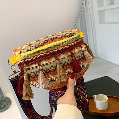 Dametaske - Vævet stof - Boho Chic - Letvægtsdesign