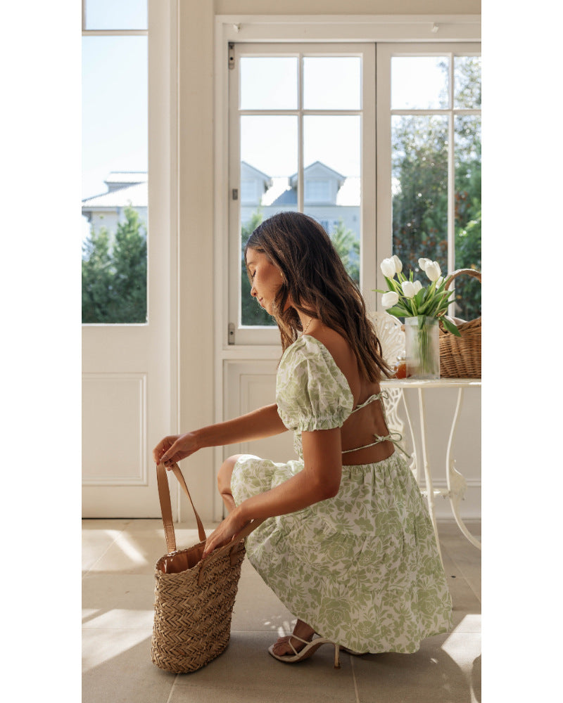 Elegant A-Linje Kjole til Piger-2