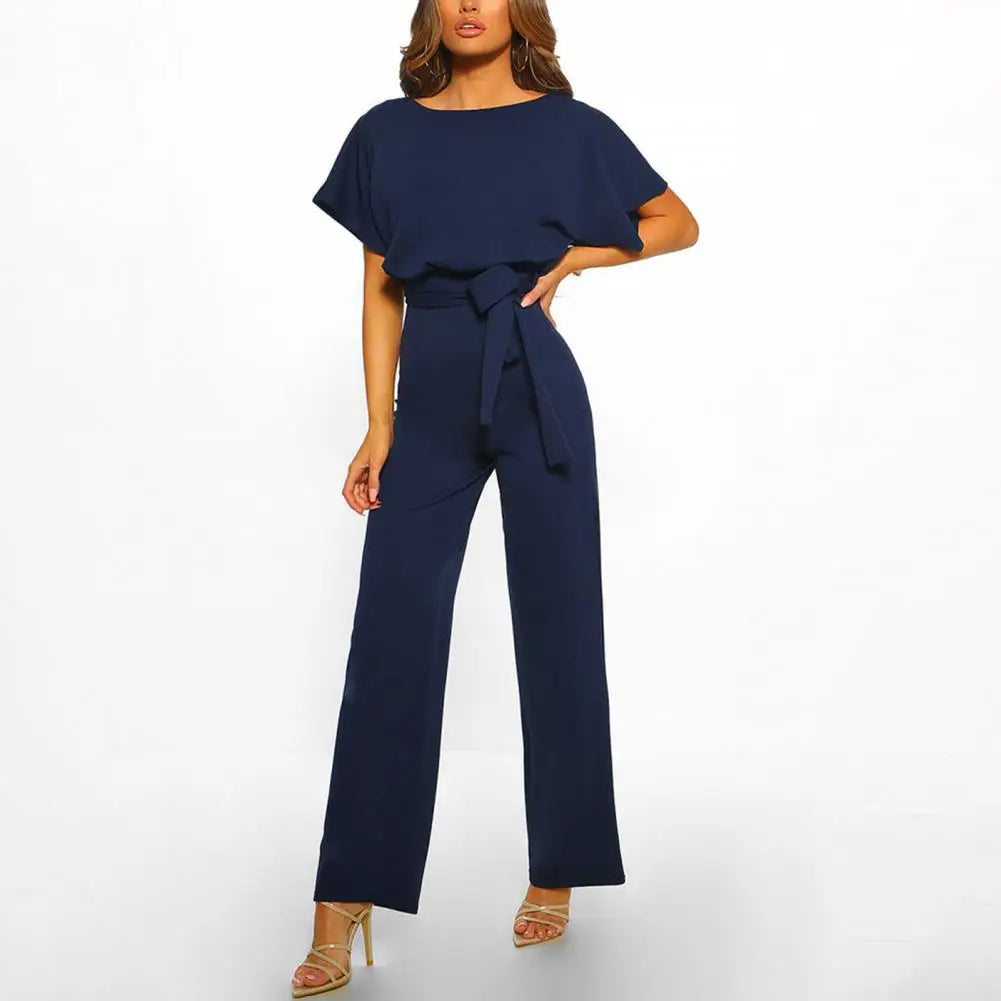 Jumpsuit til kvinder – Elegant design – Åndbart stof – Flatterende pasform