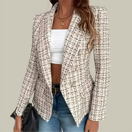 Blazer til kvinder – struktureret design – elegant look – kan bruges hele året