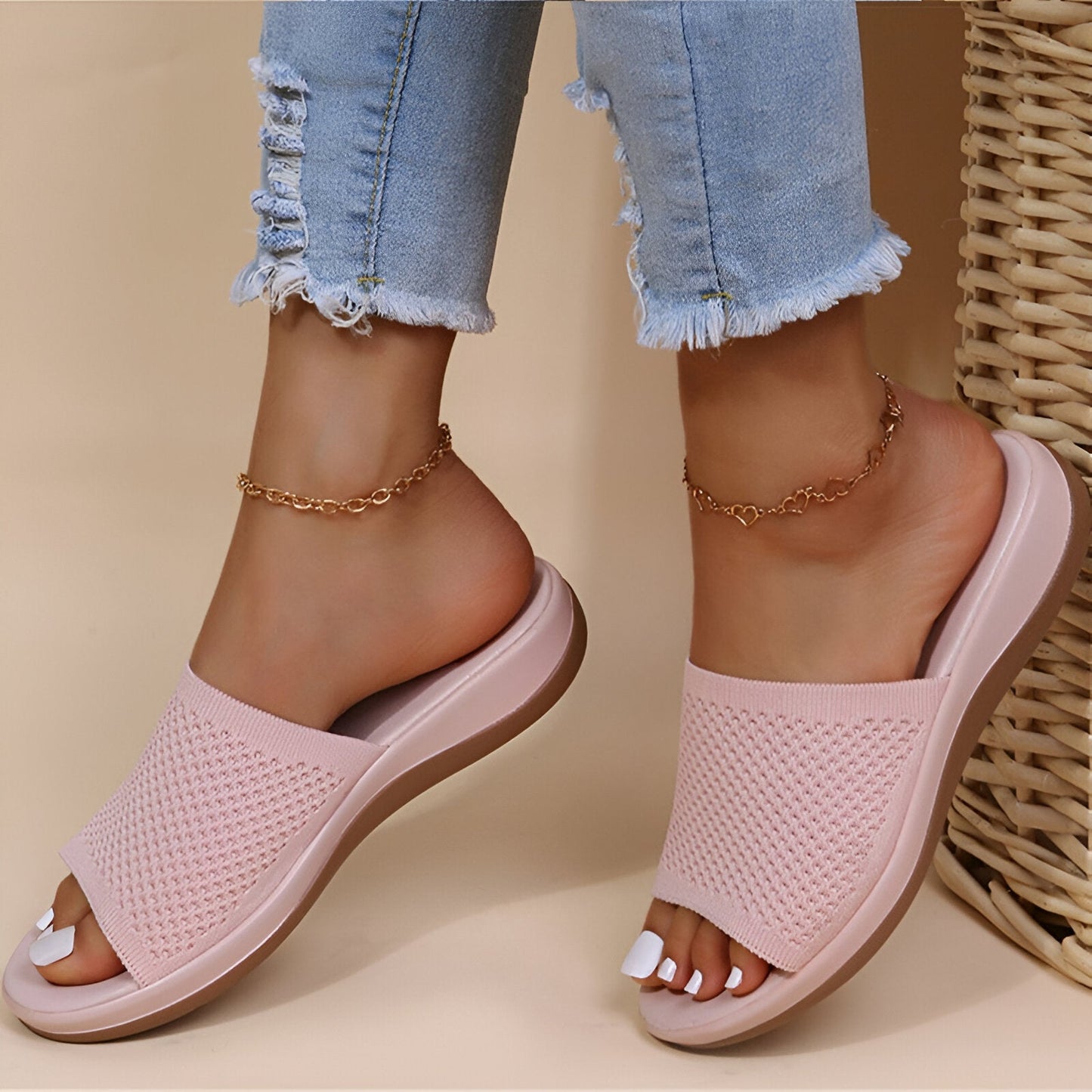 Hjemmesko til kvinder - ergonomisk pasform - luftig komfort - afslappet brug