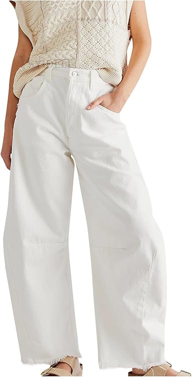 Variant image for Høj Talje Wide-Leg Dame Jeans-9