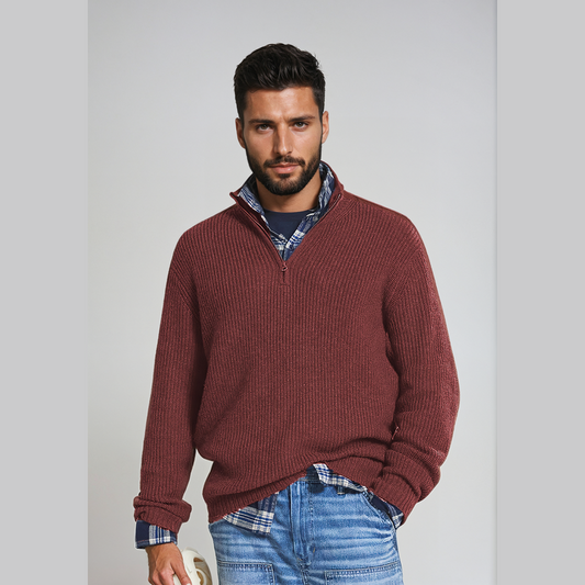 Herresweater - Kashmir - Tidløs elegance - Slim Fit