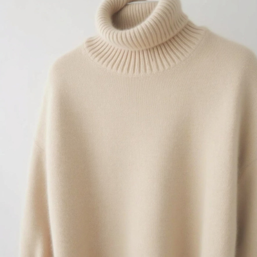 Klassisk rullekrave til kvinder | Blød og elegant komfortabel sweater