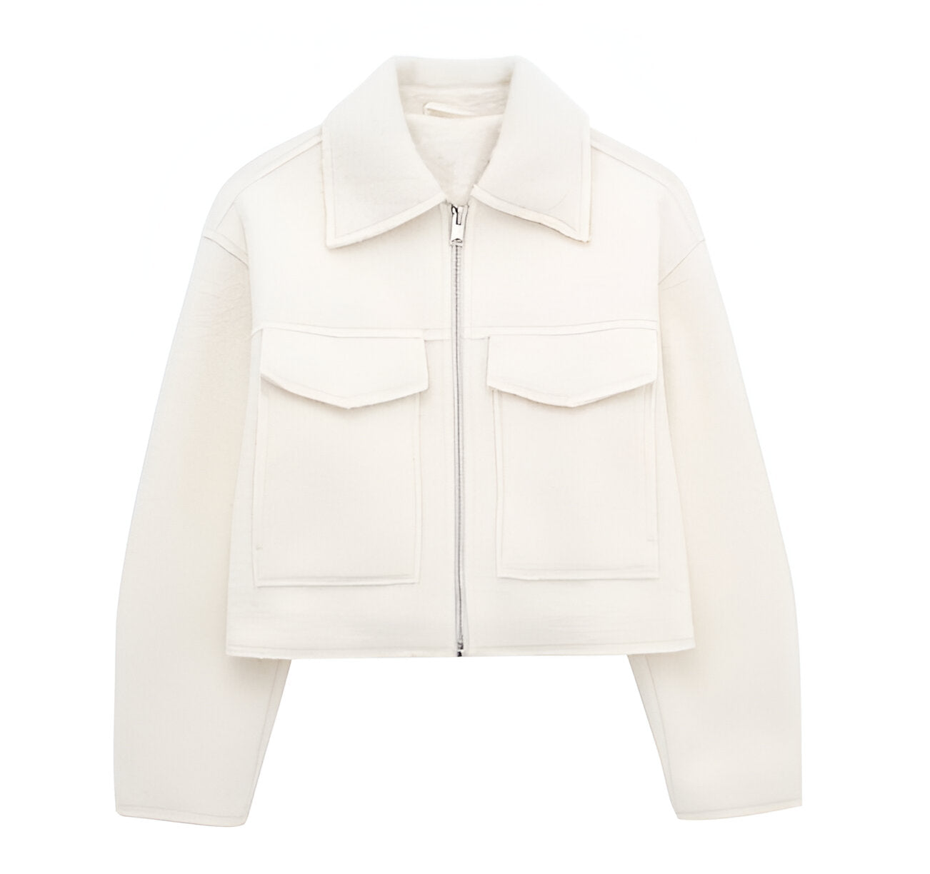 Damejakke – Tidløs stil – Minimalistisk look – Lommer foran