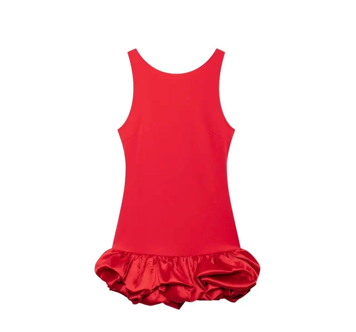 Kvinde minikjole – Slim fit – Stilfulde flæser – Moderne stil