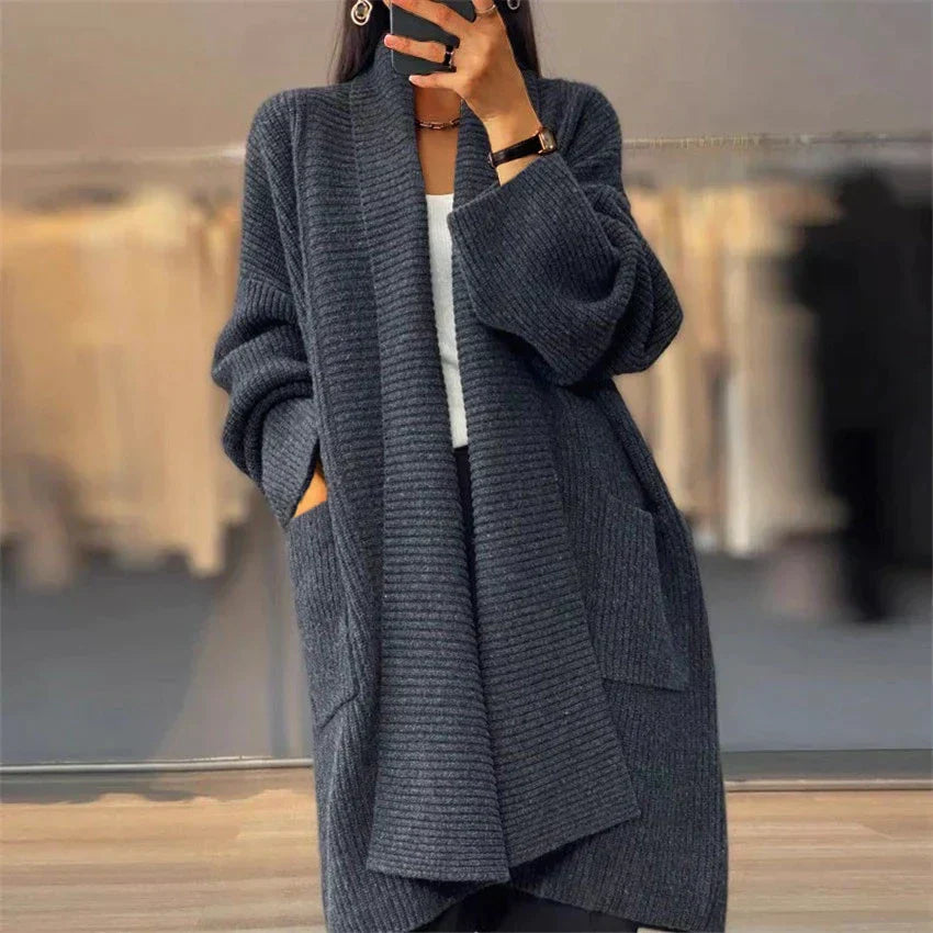 Lang Oversize Cardigan – Komfort & Stil i Ét2