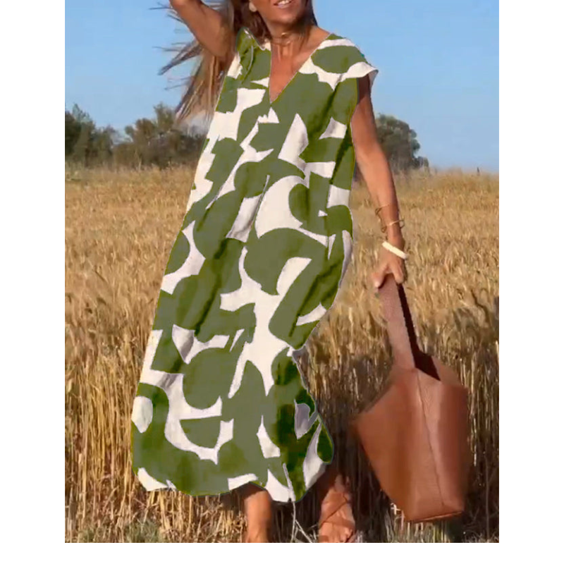 Kjole til kvinder – Elegant pasform – Blødt materiale – Alsidigt look