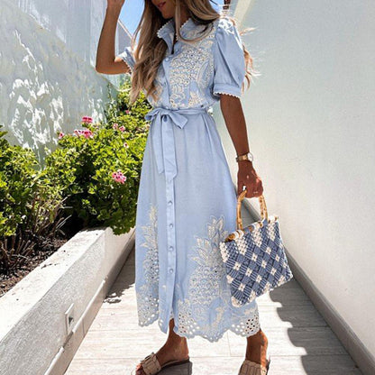 Variant image for Maxikjole med Lange Ærmer | Maxi Kjole til Sommer til Kvinder | Anna-6