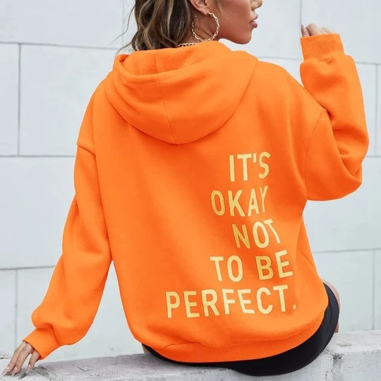 Oversized Hoodie med Statement-Print – Komfort og Selvtillid