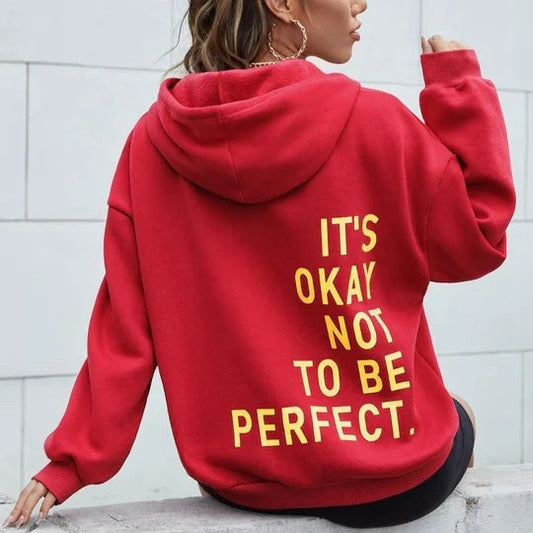 Oversized Hoodie med Statement-Print – Komfort og Selvtillid