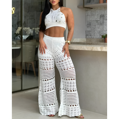 Sæt til kvinder - Elegant hækling - Luftig fornemmelse - Alsidigt look