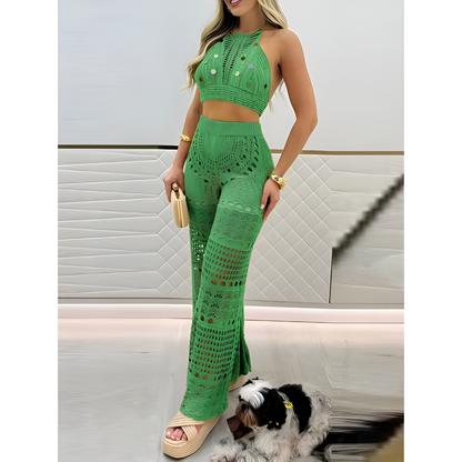 Sæt til kvinder - Elegant hækling - Luftig fornemmelse - Alsidigt look